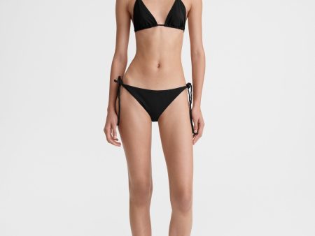 Braid-tie bikini bottoms black Online