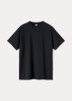 Straight cotton tee black Sale