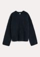 Boxy alpaca knit navy Discount