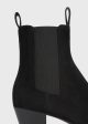 Suede city boots black Fashion