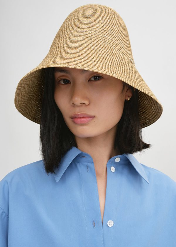 Woven paper straw hat crème Online Hot Sale