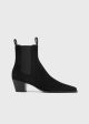 Suede city boots black Fashion