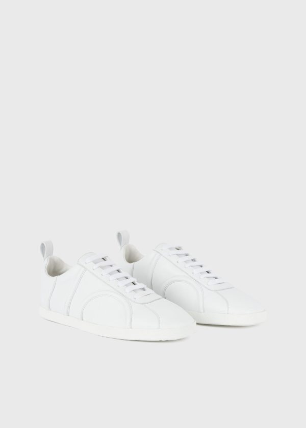 Leather sneakers white Online Sale