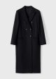 Tailored overcoat black Online now