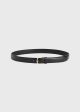 Slim leather trouser belt black Online Hot Sale