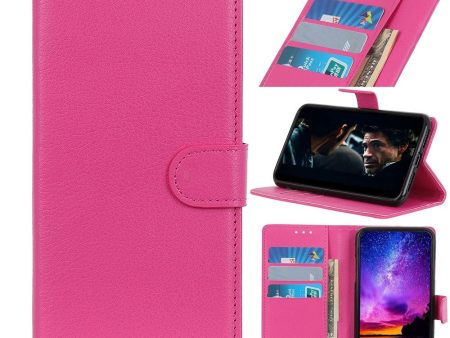 Huawei Y6   Y6s (2019) Læder Flip Cover m. Pung - Pink For Cheap