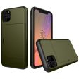 iPhone 11 Pro Hybrid Håndværkercover m. Kortholder Mørkegrøn Supply