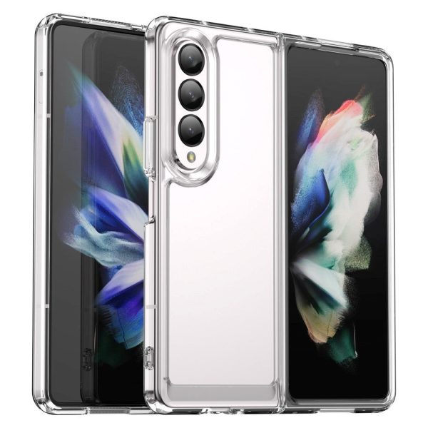 Samsung Galaxy Z Fold4 (5G) Hybrid Plastik Cover - Gennemsigtig Sale