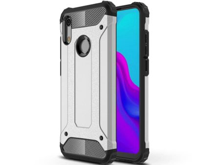 Huawei Y6   Y6s (2019) Armor Guard Hard Case Cover Sølv Sale