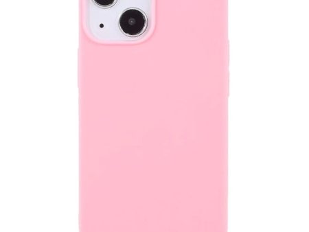 iPhone 13 Mini Fleksibel TPU Plast Bagside Cover - Lyserød Supply