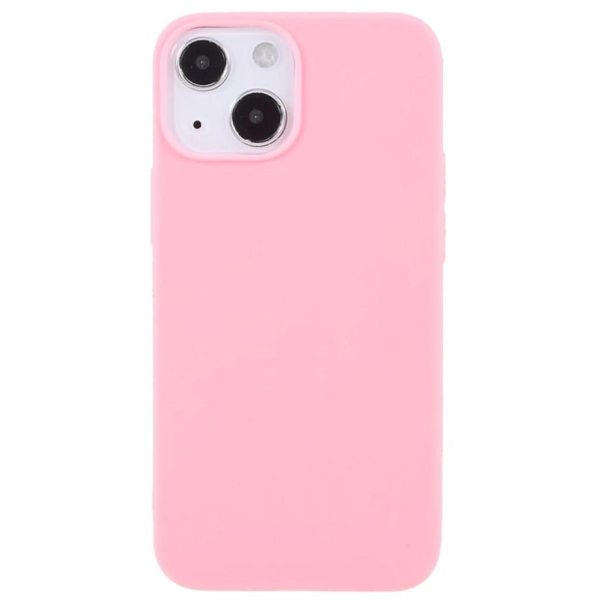 iPhone 13 Mini Fleksibel TPU Plast Bagside Cover - Lyserød Supply