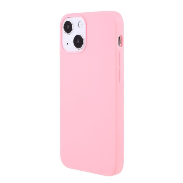 iPhone 13 Mini Fleksibel TPU Plast Bagside Cover - Lyserød Supply