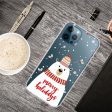 iPhone 13 Pro Fleksibelt Plast Julecover - Merry Christmas - Isbjørn Online now