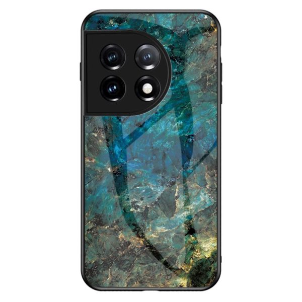 OnePlus 11 Cover m. Glasbagside - Emerald Marble Supply