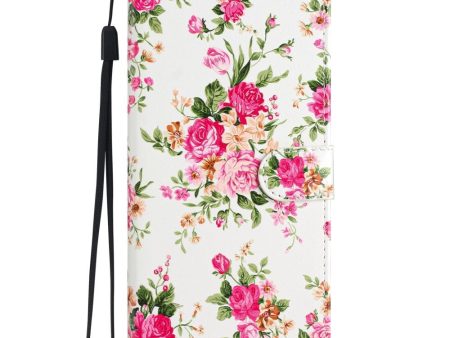 EIDERWOOD Xiaomi Poco C65   Redmi 13C (4G) Læder Cover m. Pung og Strop - Blomster Sale