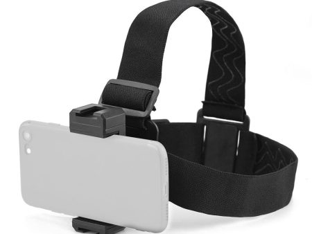 Universal Mobil & Kamera Head Strap Mount - Sort For Cheap