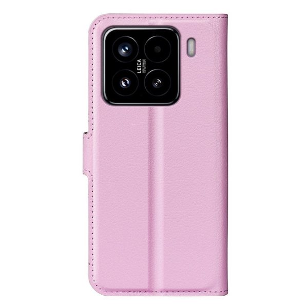 EIDERWOOD Xiaomi 15 Kunstlæder Flip Cover m. Kortholder & Ståfunktion - Lyserød For Discount