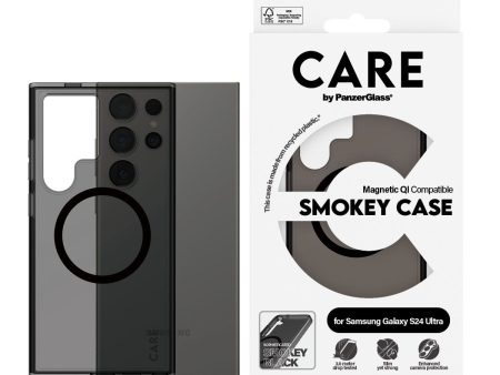 CARE by PanzerGlass Samsung Galaxy S24 Ultra FLAGSHIP Urban Combat Case - MagSafe Kompatibel - Smokey   Black Online