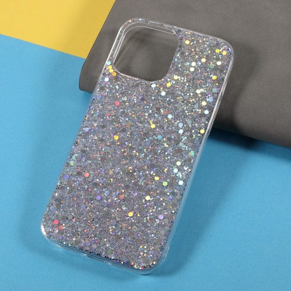 iPhone 13 Mini Glitter Cover - Sølv Online