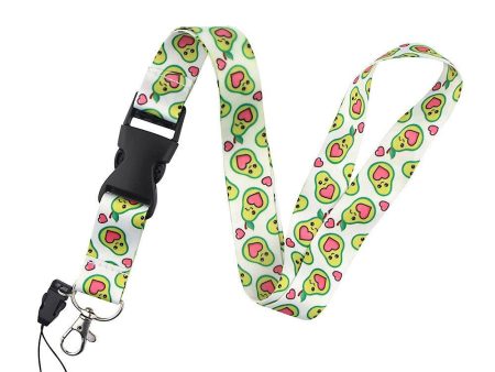 Keyhanger med Karabinlås og Strop - Hjerte Avocado Discount