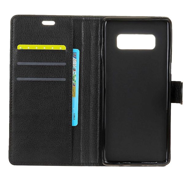 Samsung Galaxy S10e Soft Pouch Læder Cover m. Pung - Sort on Sale