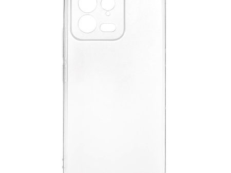 Xiaomi 13 Fleksibel TPU Plast Bagside Cover - Gennemsigtig Online Hot Sale