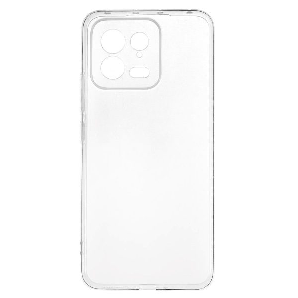 Xiaomi 13 Fleksibel TPU Plast Bagside Cover - Gennemsigtig Online Hot Sale