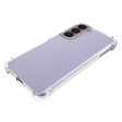 Samsung Galaxy S22 Shock-Proof Fleksibelt Plastik Cover - Gennemsigtig For Discount