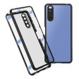 Sony Xperia 10 III Magnetisk Cover m. Glas Bagside og Forside - Sort Cheap