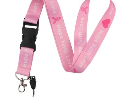 Keyhanger med Karabinlås og Strop - Hope Faith & Love For Discount