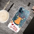 iPhone 13 Pro Fleksibelt Plast Julecover - Merry Christmas - Julerensdyr Fashion