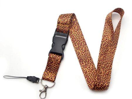 Keyhanger med Karabinlås og Strop - Leopard Online Sale