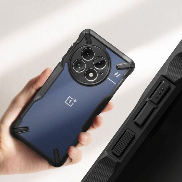 OnePlus 13 Ringke Fusion X Cover - Sort   Gennemsigtig Online now