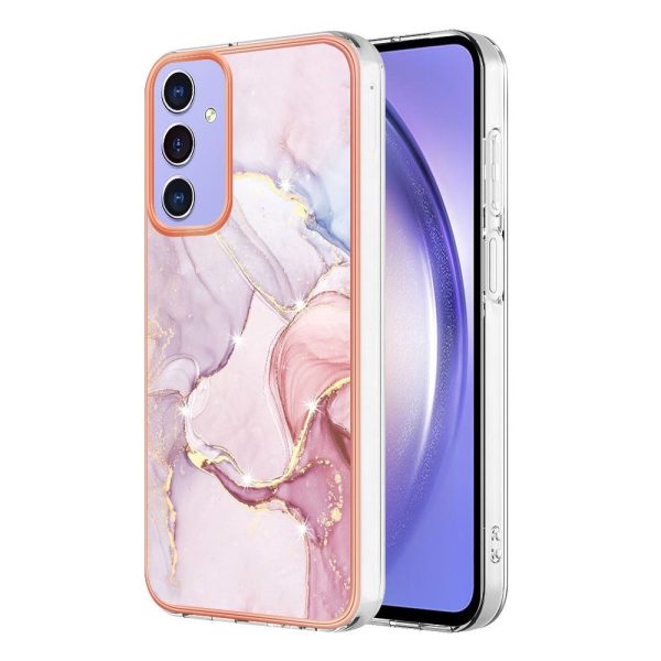 Samsung Galaxy A15 (5G)   A15 Hybrid Plastik Cover - Rose Gold Marmor Fashion