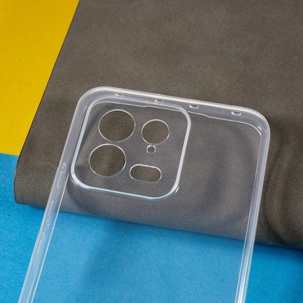 Xiaomi 13 Fleksibel TPU Plast Bagside Cover - Gennemsigtig Online Hot Sale