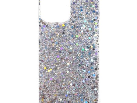 iPhone 13 Mini Glitter Cover - Sølv Online