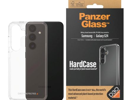 Samsung Galaxy S24 Cover PanzerGlass D3O Bio HardCase - Gennemsigtig on Sale