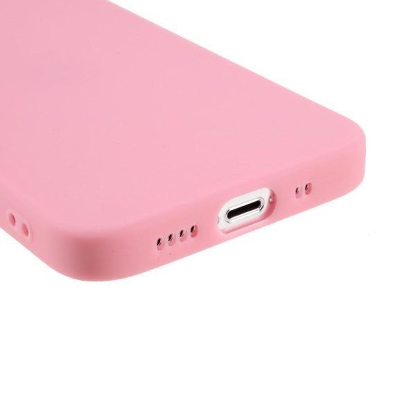 iPhone 13 Mini Fleksibel TPU Plast Bagside Cover - Lyserød Supply