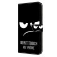 Samsung Galaxy A05s Læder Cover m. Pung & Ståfunktion -  Don t Touch My Phone  Supply