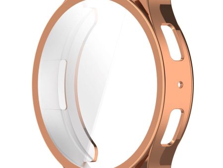 Samsung Galaxy Watch 6 (40mm) Plastik Cover m. Indbygget Skærmbeskytter - Rose Gold Discount