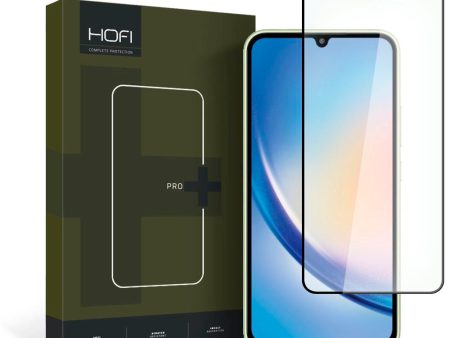 Samsung Galaxy A34 (5G) Hofi Glass Pro+ Hærdet Glas Skærmbeskyttelse - Case Friendly - Sort Kant Fashion