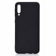 Samsung Galaxy A70 Mat Fleksibelt Plastik Cover - Sort Online Hot Sale