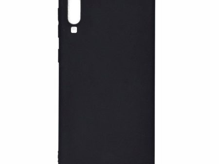 Samsung Galaxy A70 Mat Fleksibelt Plastik Cover - Sort Online Hot Sale