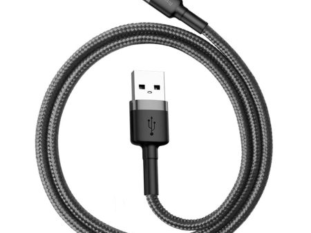 Baseus Cafule USB-A til Lightning Kabel - 0.5m - Sort For Cheap