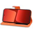 Xiaomi 13 Flip Cover m. Kortholder   Ståfunktion   Strop - Orange (Frø) Online now