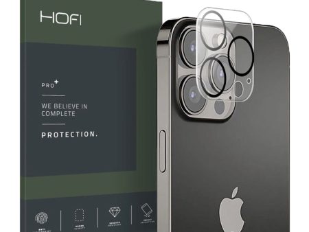 iPhone 13 Pro   13 Pro Max Hofi Cam Pro+ Beskyttelsesglas til Kameralinse - Kamerabeskyttelse - Gennemsigtig   Sort Supply