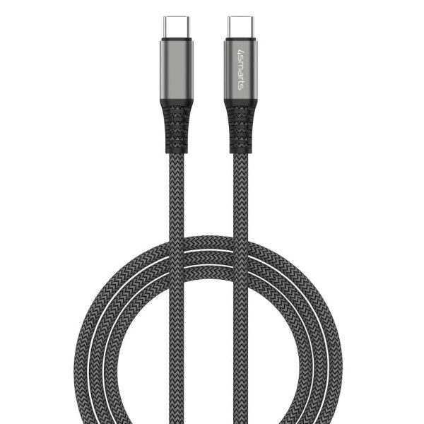 4smarts PremiumCord USB-C til USB-C 100W - 3 m. - Sort Cheap