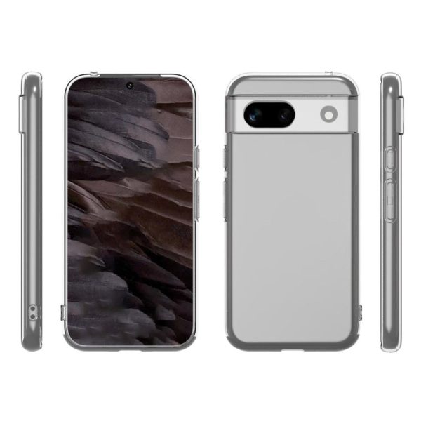 Google Pixel 8a Fleksibelt Plastik Cover - Gennemsigtig on Sale