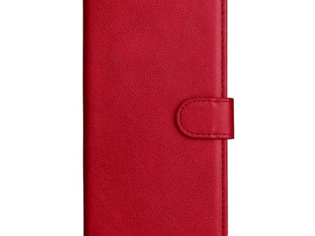 Samsung Galaxy A15 (5G)   A15 Læder Cover m. Pung og Strop - Rød Online now