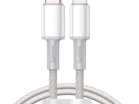 Baseus High Density 20W PD USB-C til Lightning Kabel - 1m - Hvid Supply